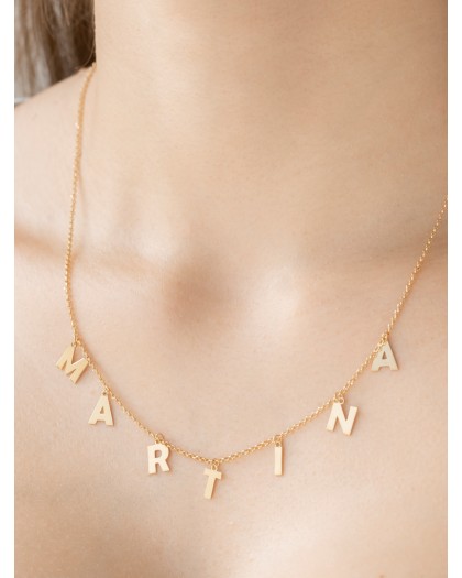 Collar con Nombre Letters Doré