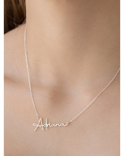 Collar con nombre Autograph Plata
