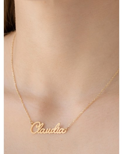 Collar con nombre Évora Doré