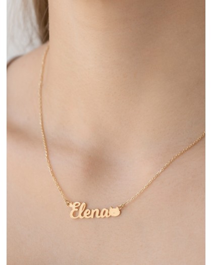 Collar con nombre Cat Doré