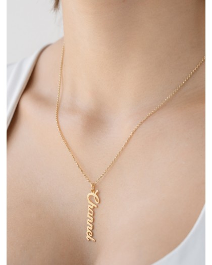 Collar con nombre Chanel Doré