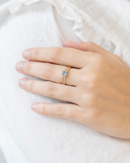 Anillo Celine oro