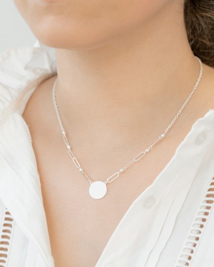 Collar personalizable Chiara plata