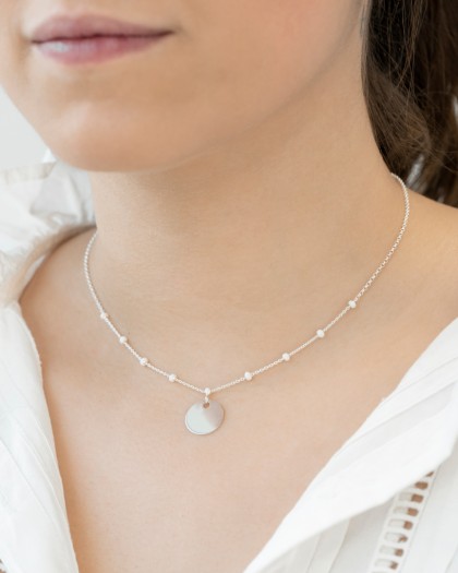 Collar personalizable Lucrezia plata