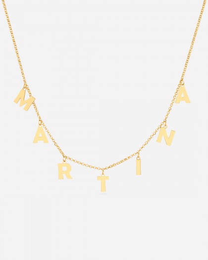 Collar con Nombre Letters Doré