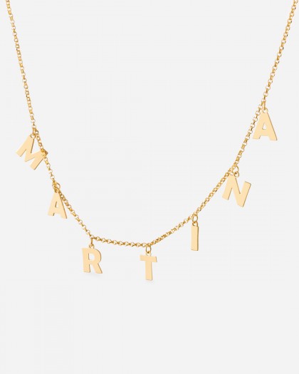 Collar con Nombre Letters Doré