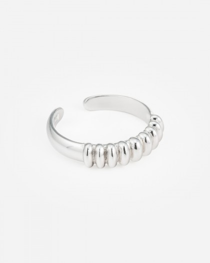 Anillo Ajustable Brave Plata