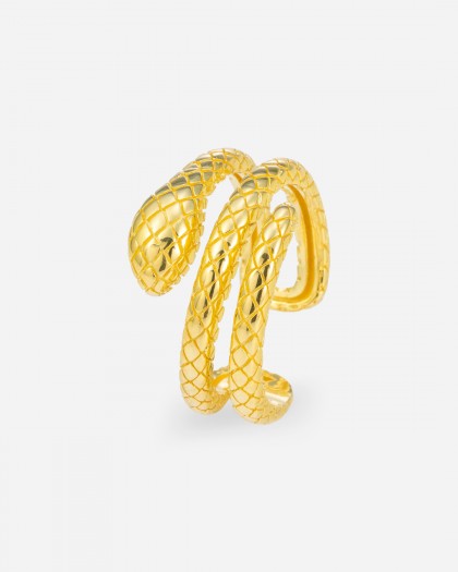 Anillo Ajustable Snake Doré