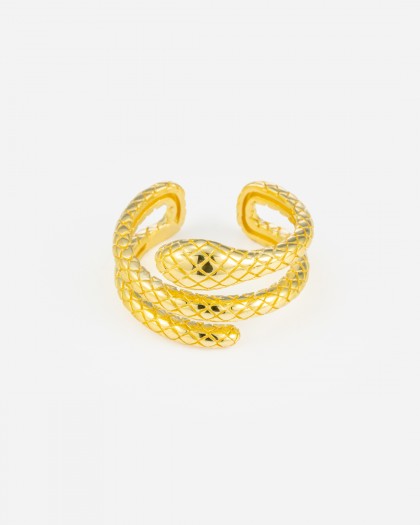 Anillo Ajustable Snake Doré