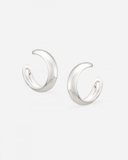 Pendientes Ear Cuff Liso Plata