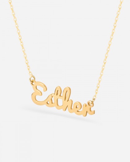 Collar con nombre Baby Oro