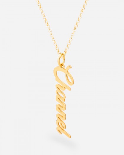 Collar con nombre Chanel Doré