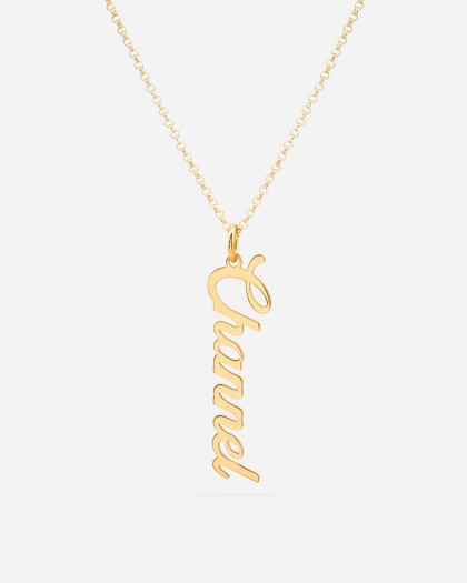 Collar con nombre Chanel Doré