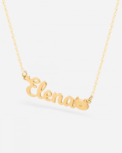 Collar con nombre Cat Doré