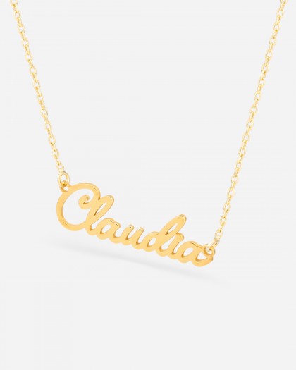 Collar con nombre Évora Doré