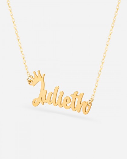 Collar con nombre Crown Doré