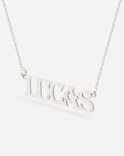 Collar con nombre Kingdom Plata