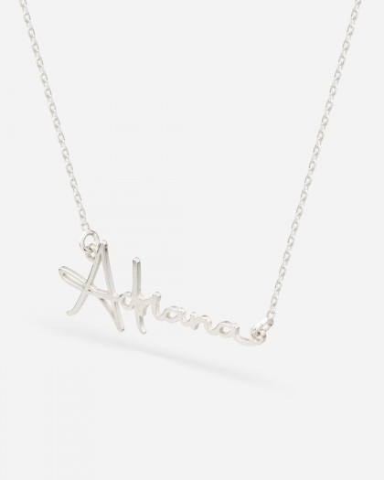 Collar con nombre Autograph Plata