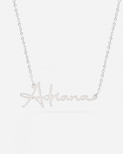 Collar con nombre Autograph Plata