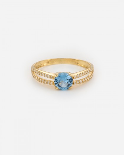 Anillo Celine oro