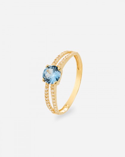 Anillo Celine oro