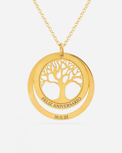 Collar Árbol de la Vida Doré