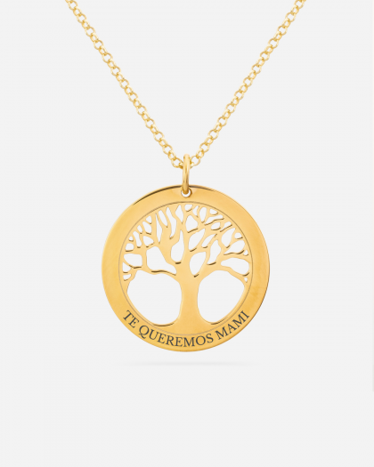 Collar Árbol de la Vida Doré