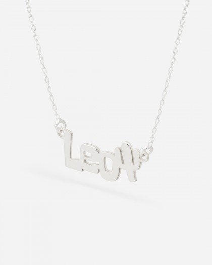 Collar con nombre cactus Plata