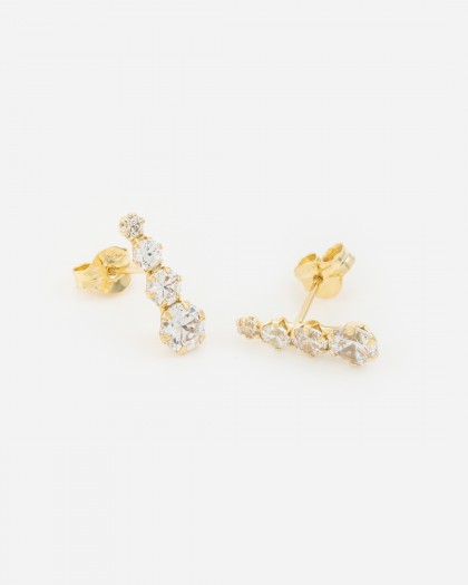 Pendientes Electra oro