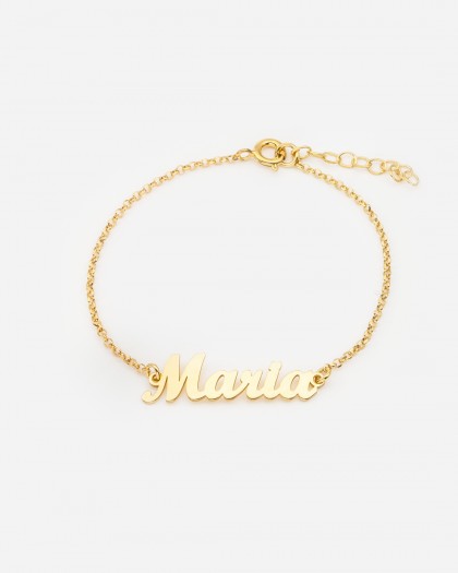 Pulsera con nombre clásico Doré