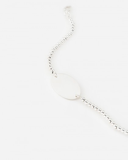 Pulsera personalizable Rosella plata