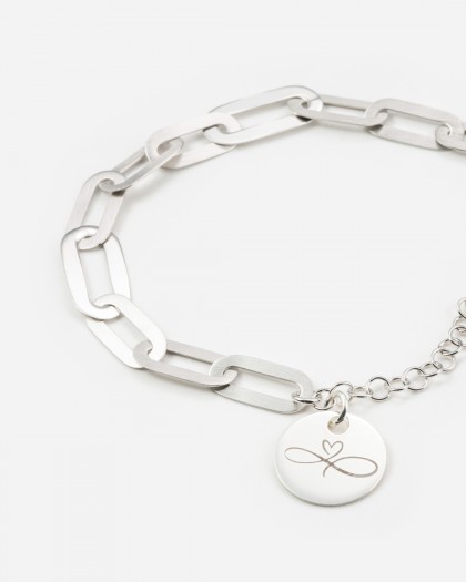 Pulsera personalizable Fiorenza plata