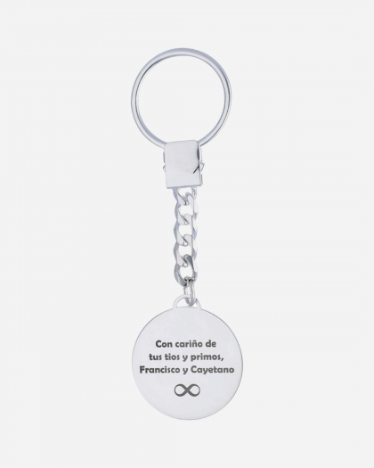 Llavero de Plata Personalizable