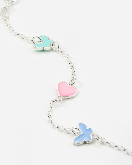 Pulsera para niña corazón