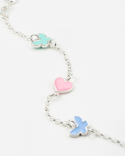 Pulsera para niña corazón