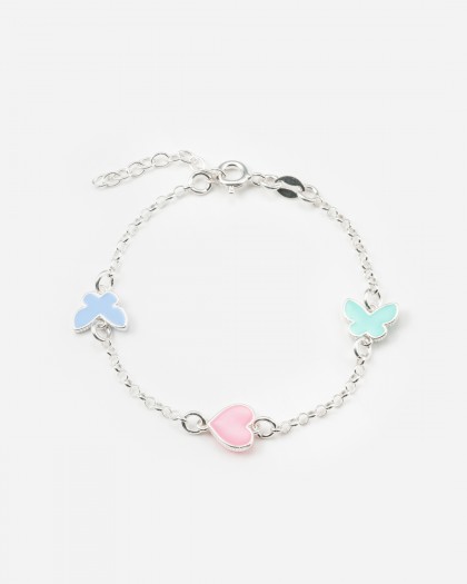 Pulsera para niña corazón