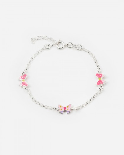 Pulsera para niña mariposas