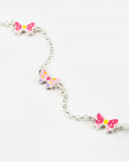 Pulsera para niña mariposas