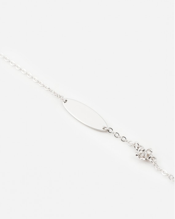 UNICORNJ Pulsera De Plata De Ley 925 Grabable Para Niñas, Niños, Baloncesto Deportivo Con Esmalte De 6.5 Pulgadas, Grabado