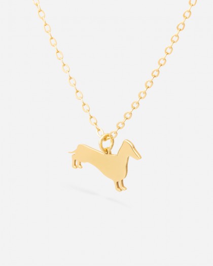 Collar Dachshund doré