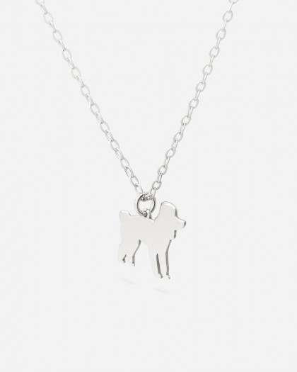 Collar Caniche Plata