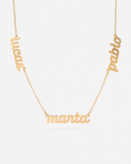 Collar con nombre Brianna doré