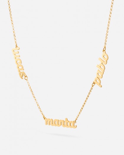 Collar con nombre Brianna doré