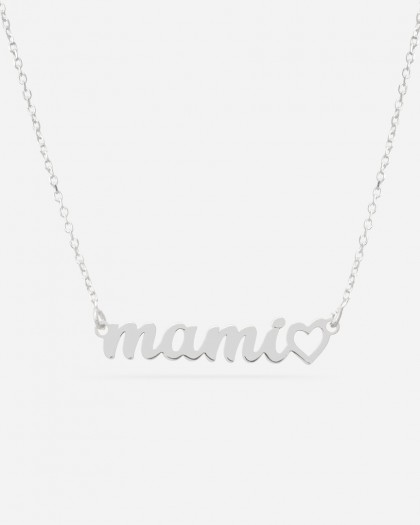 Collar Mami Love Plata