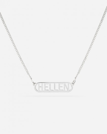 Collar con nombre Hellen Plata