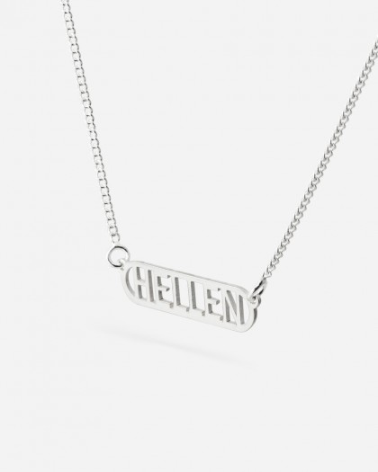 Collar con nombre Hellen Plata