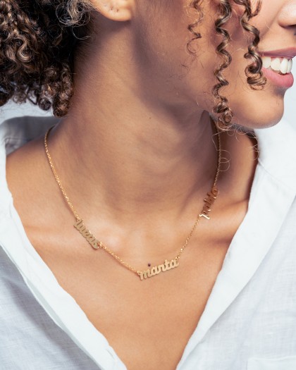 Collar con nombre Brianna doré