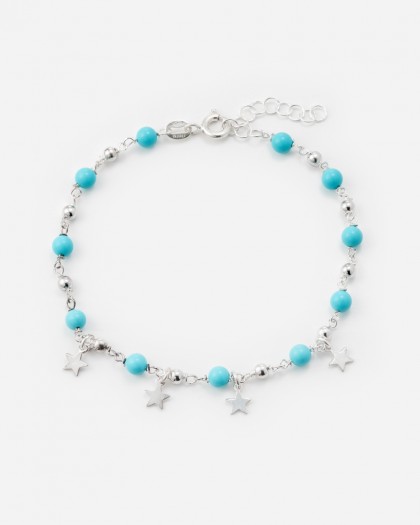 Pulsera turchese etoile Silver