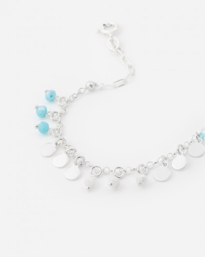 Pulsera turchese moon Silver