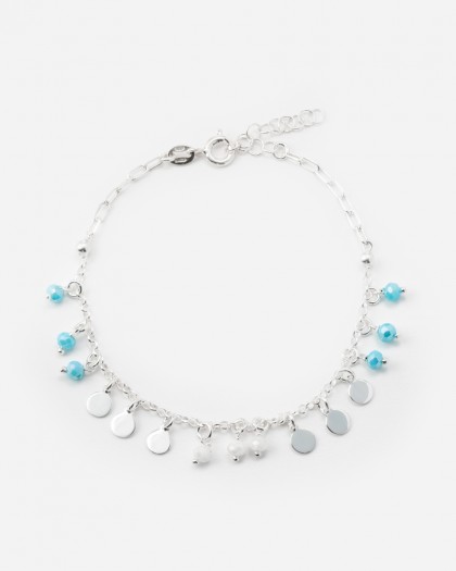 Pulsera turchese moon Silver